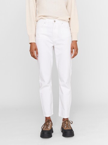 Noisy may Tapered Jeans 'ISABEL' in White: front