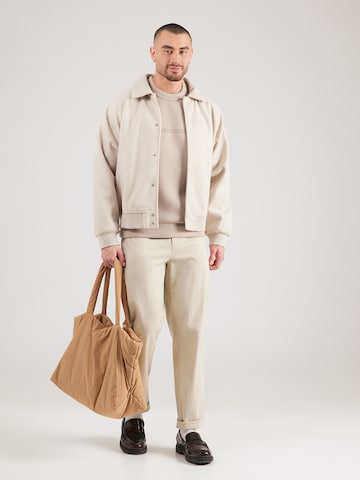 Bluză de molton 'JCOFUSION' de la JACK & JONES pe bej