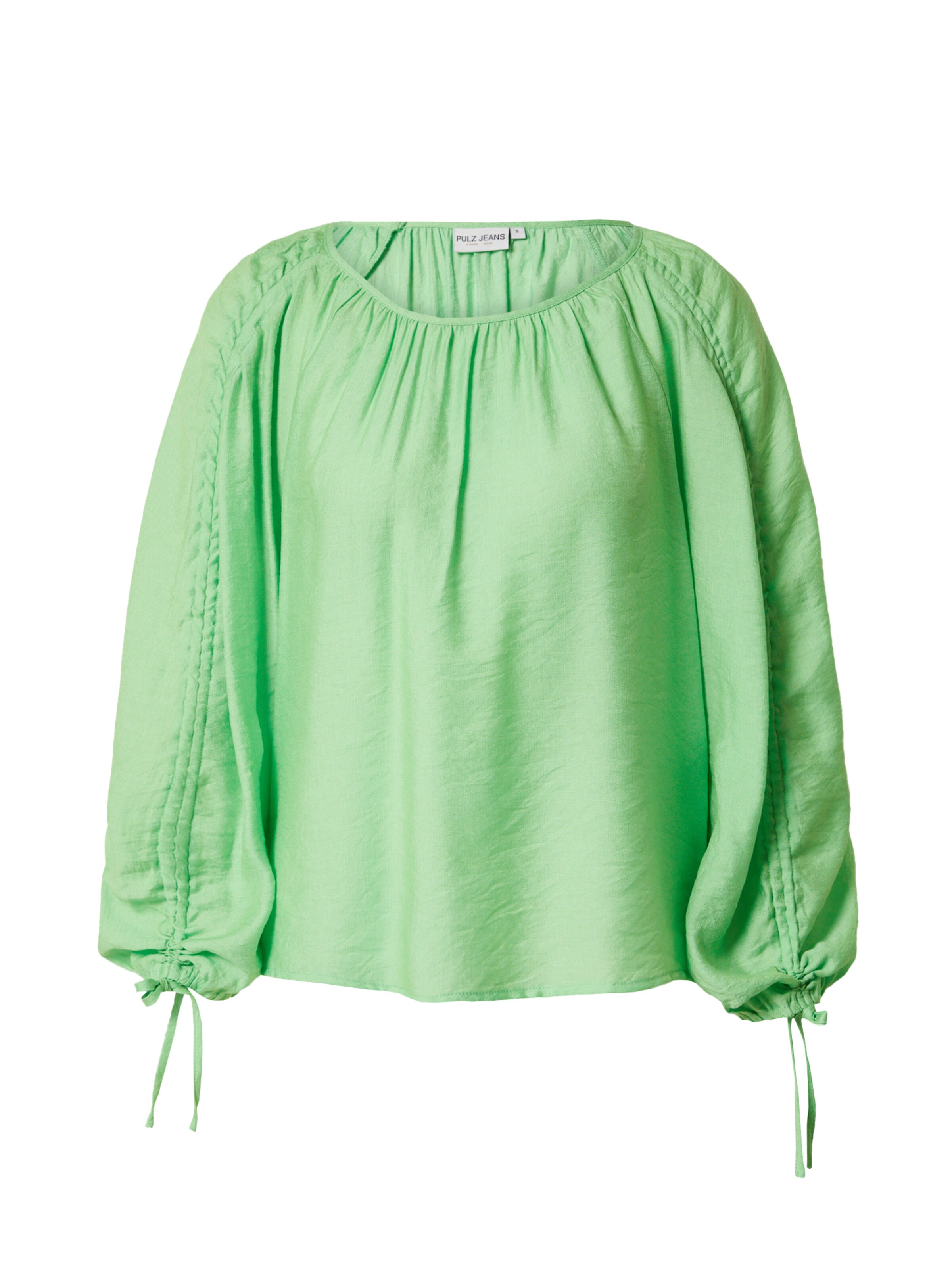 PULZ Jeans Blouse 'MARGOT' in Green: front