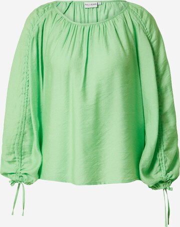 PULZ Jeans Blouse 'MARGOT' in Green: front