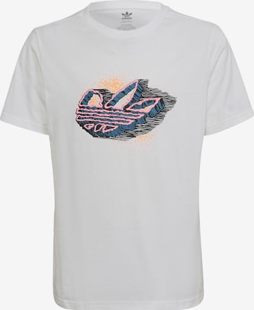 ADIDAS ORIGINALS Shirt 'Graphic' in White: front