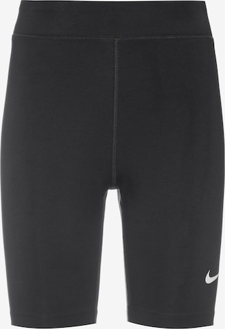 Nike SportswearSkinny Tajice - crna boja: prednji dio