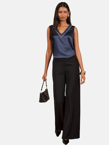 love & roses Top in Blauw: voorkant
