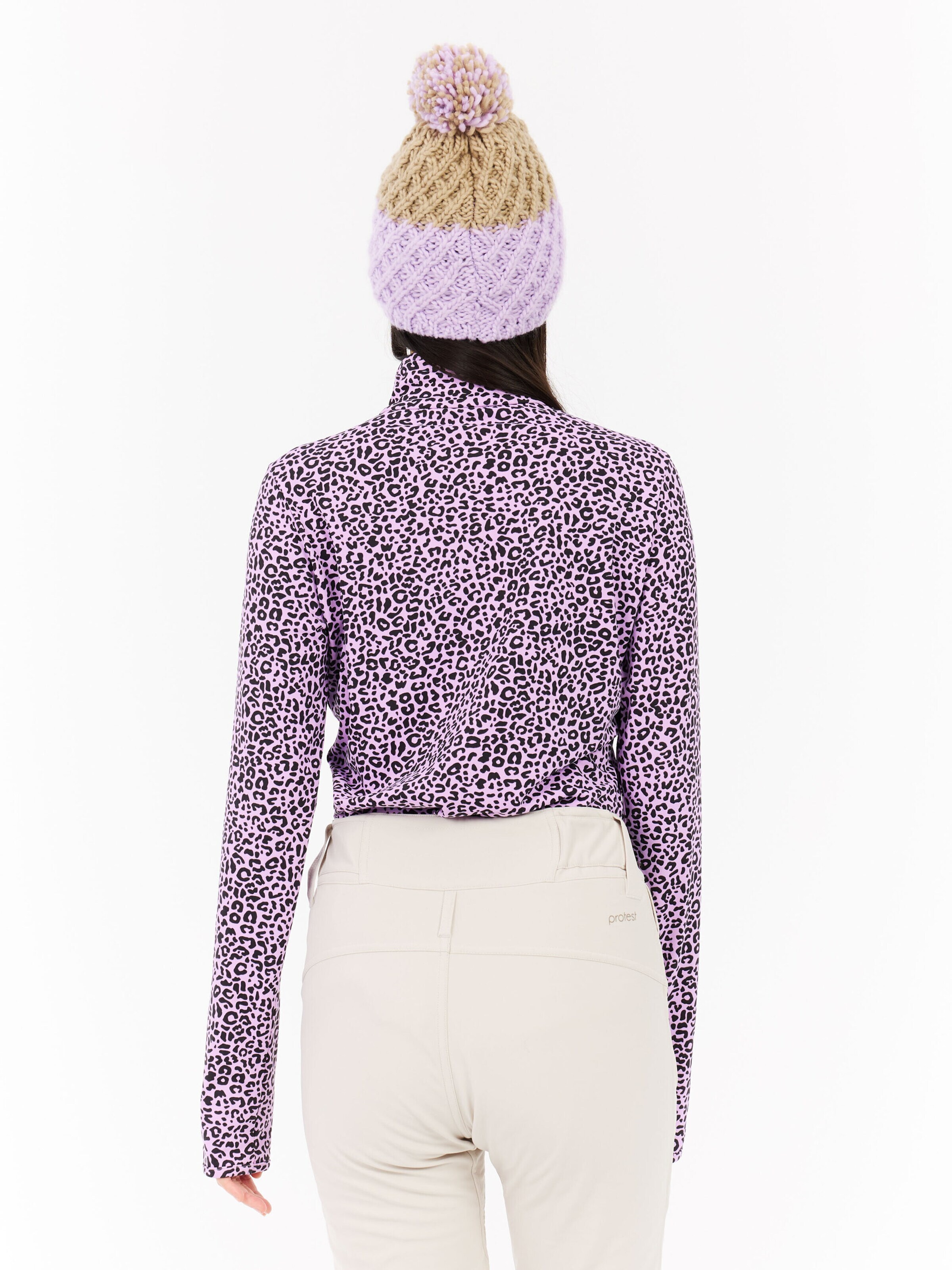 PROTEST Sports sweatshirt 'PRTEsher' in Purple