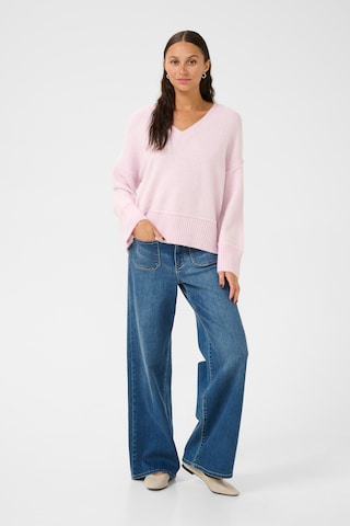 Kaffe Sweater in Purple