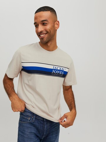 JACK & JONES قميص 'Codyy' بلون بيج