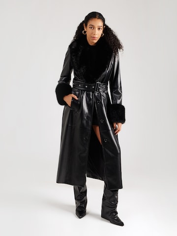 STAND STUDIO Övergångskappa 'Estella' i svart: framsida