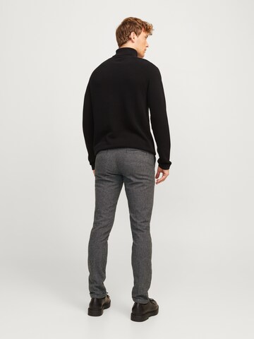 JACK & JONES Slimfit Hose 'JPSTMaro JJHenry' in Grau
