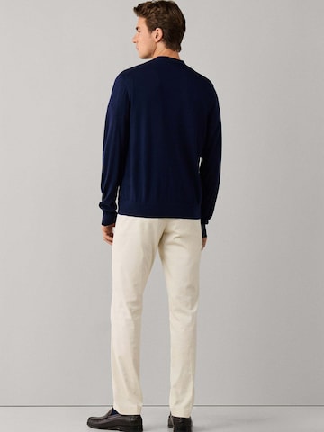 Hackett London Gebreid vest ' ESS' in Blauw