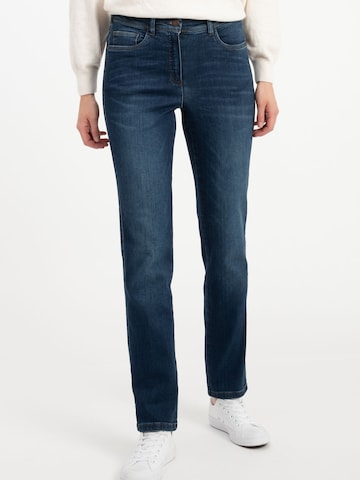 Coupe slim Jean 'JIL' Recover Pants en bleu : devant