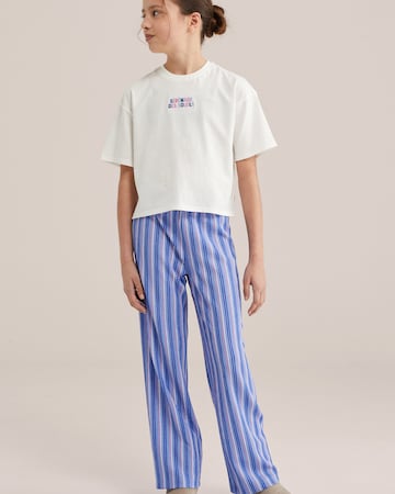 WE Fashion Футболка 'Meisjes' в Белый