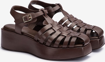 Sandales à lanières LLOYD en marron : devant