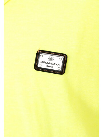 CIPO & BAXX Shirt in Yellow