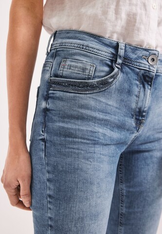 CECIL Slimfit Jeans in Blauw