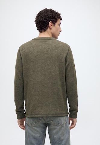 INDICODE JEANS Kampsun 'Dorburn Grandad', värv roheline