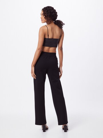 ONLY Wide leg Trousers 'Poptrash' in Black