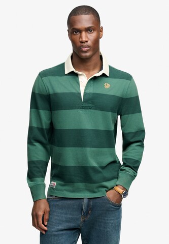 Superdry & Co Shirt 'Athletic' in Green: front