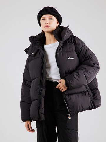 ELLESSE Winter Jacket in Black: front