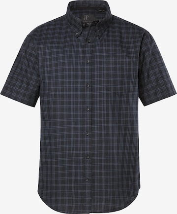 JP1880 Regular Fit Hemd in Schwarz: Vorderseite