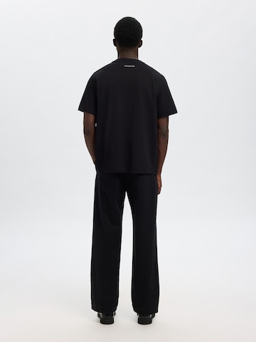 SELECTED - Camiseta en negro