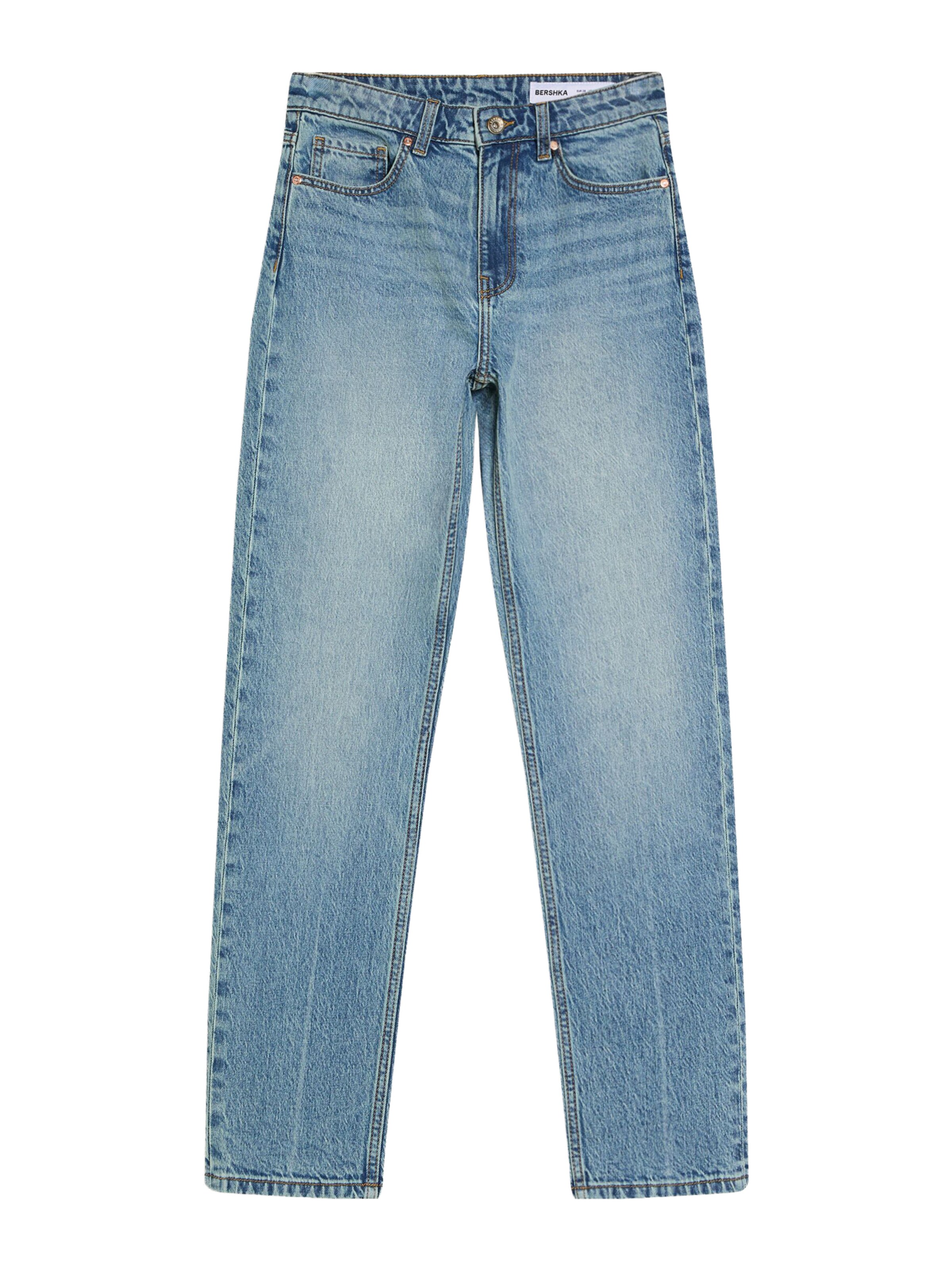 Bershka Jean en bleu denim, Vue avec produit