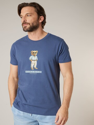 T-Shirt 'RICHBEAR' Deeluxe en violet : devant