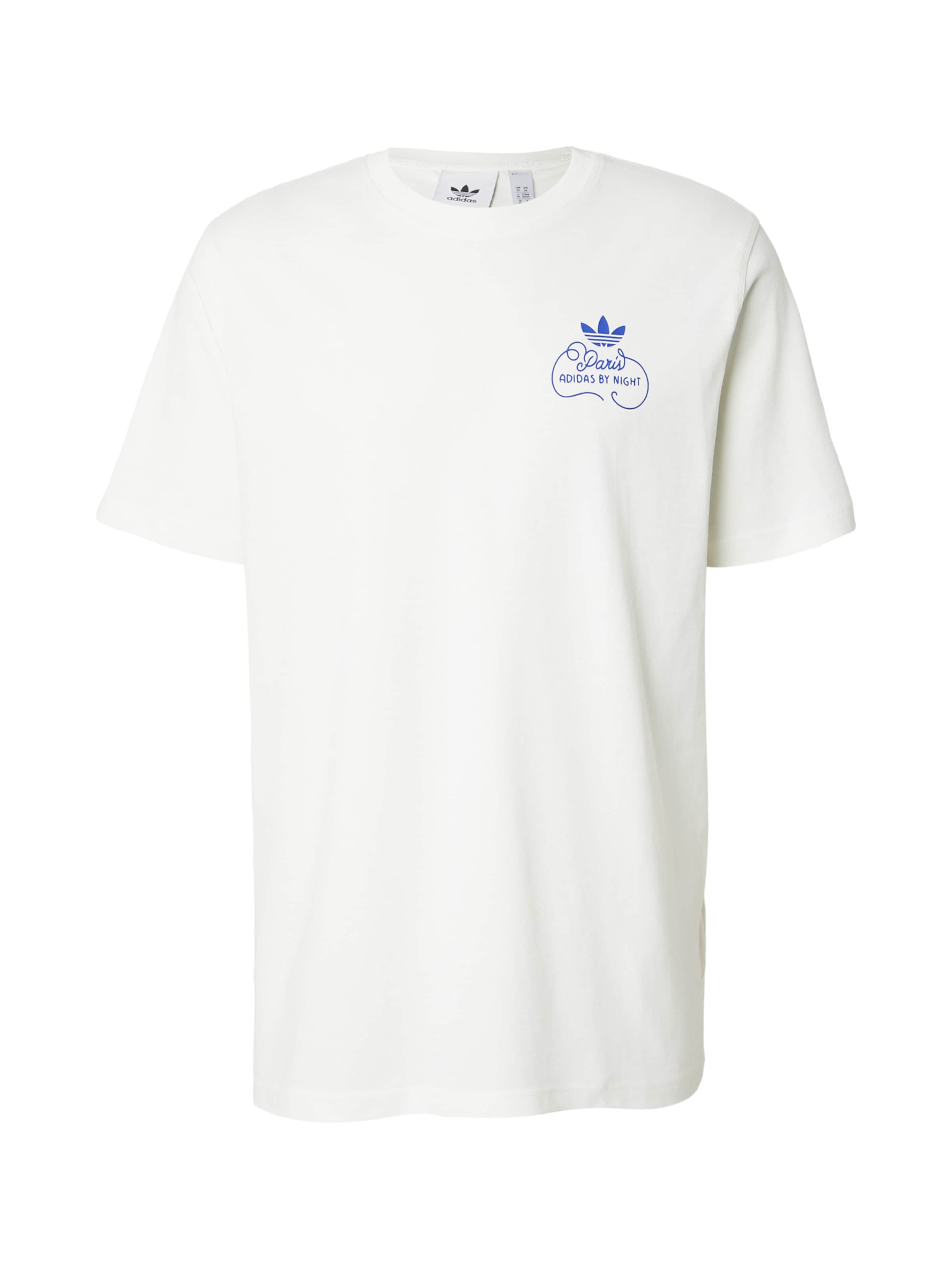 ADIDAS ORIGINALS T-Shirt 'Paris' in royalblau / gelb / weiß, Produktansicht
