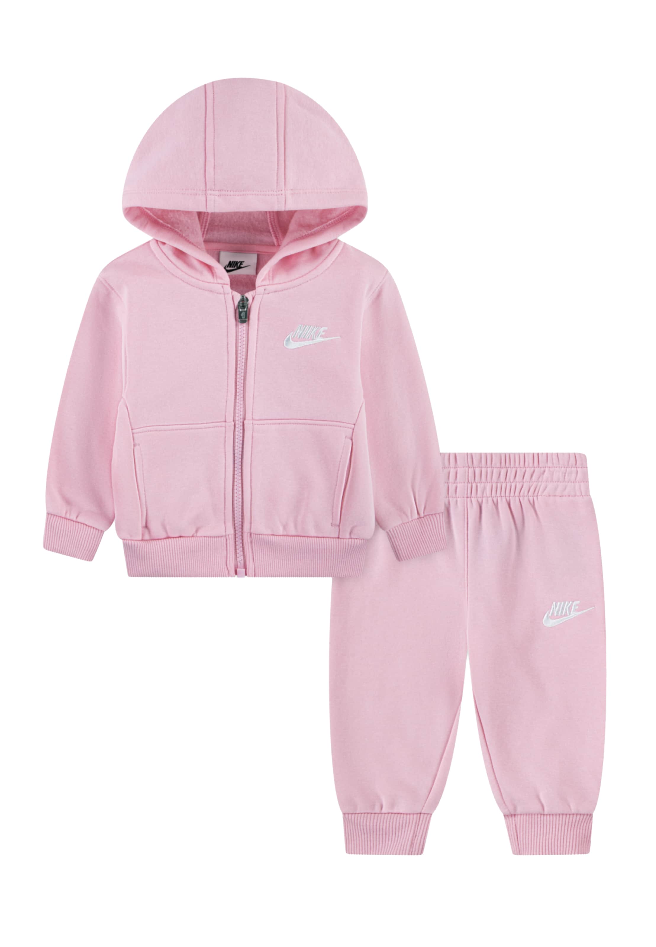 Nike Sportswear Strój do biegania 'CLUB' w kolorze różowy: przód