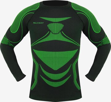 Polar Husky Base Layer in Green: front