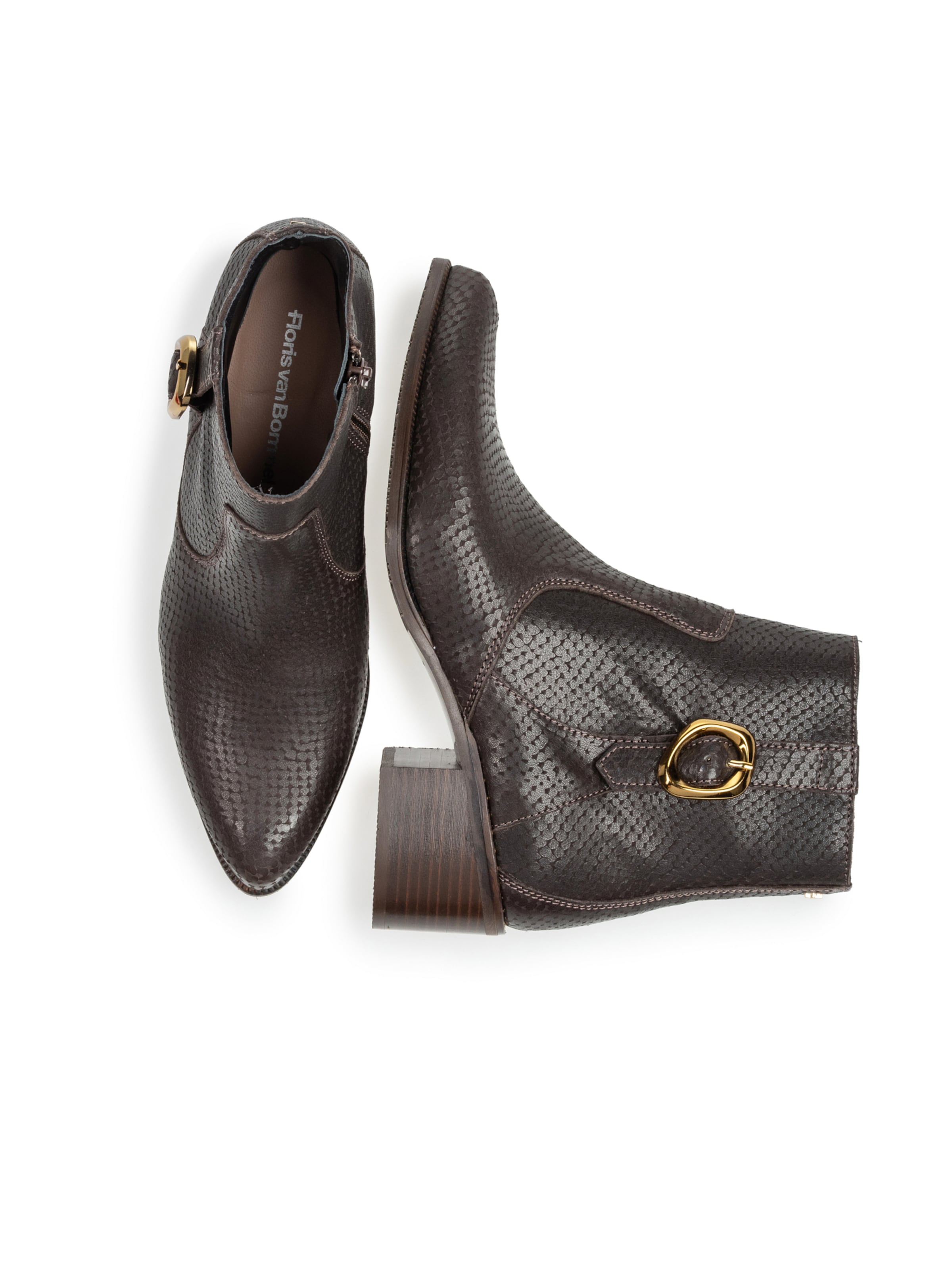 Ankle boots 'EVI 05' di Floris van Bommel in marrone