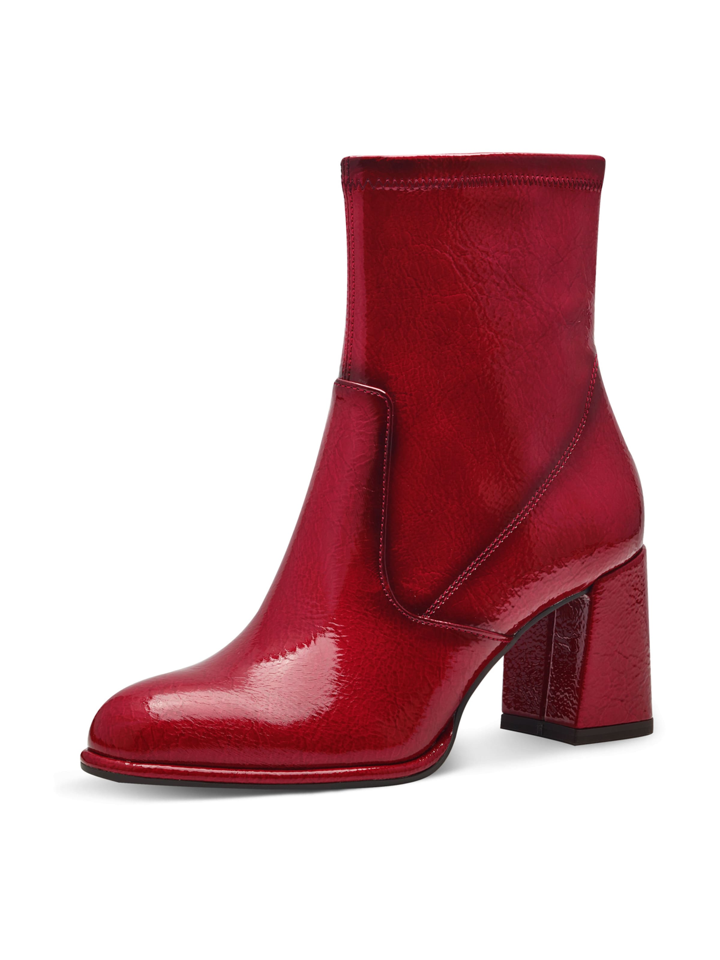 Tamaris Ankle Boots in Ruby Red ABOUT YOU