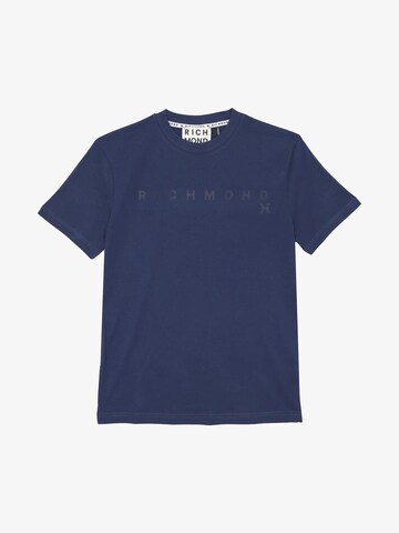 John Richmond Shirt 'PATUM' in Blau: Vorderseite