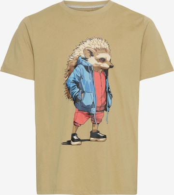 BLEND - Camiseta en marrón: frente