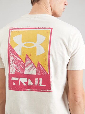 T-Shirt fonctionnel UNDER ARMOUR en beige