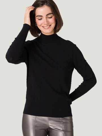 Pullover di zero in nero: frontale