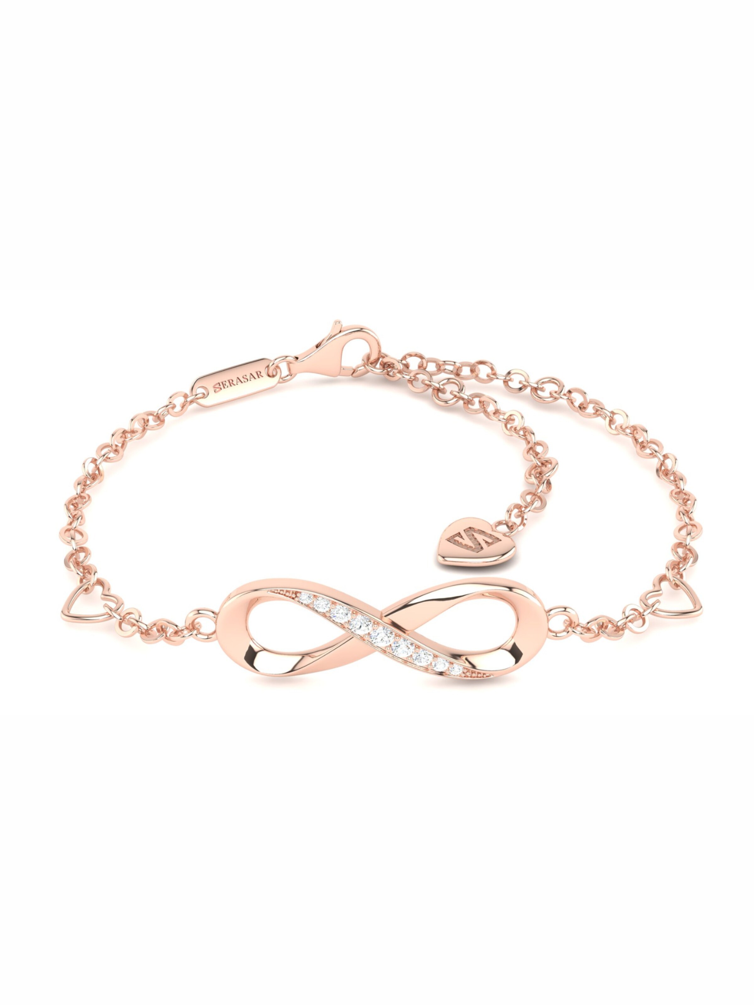 SERASAR Bracelet 'Anklet Infinity' in Gold: front