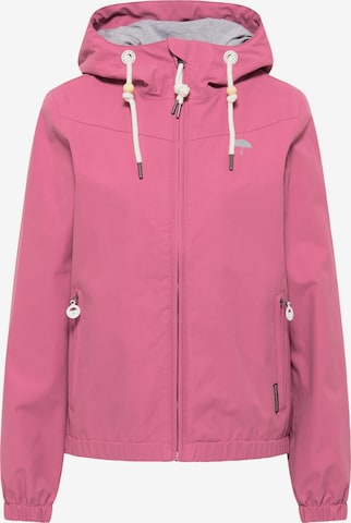 Veste fonctionnelle Schmuddelwedda en rose : devant