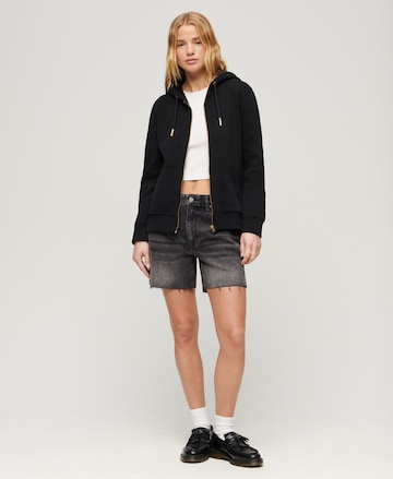 Superdry Sweatjacke in Schwarz