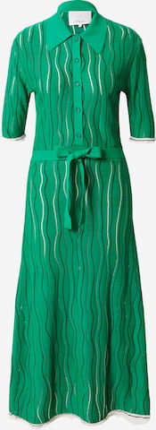 3.1 Phillip LimPletena haljina - zelena boja: prednji dio