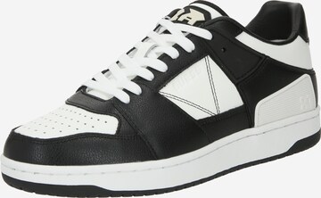 GUESS Sneakers laag 'SAVA' in Zwart: voorkant