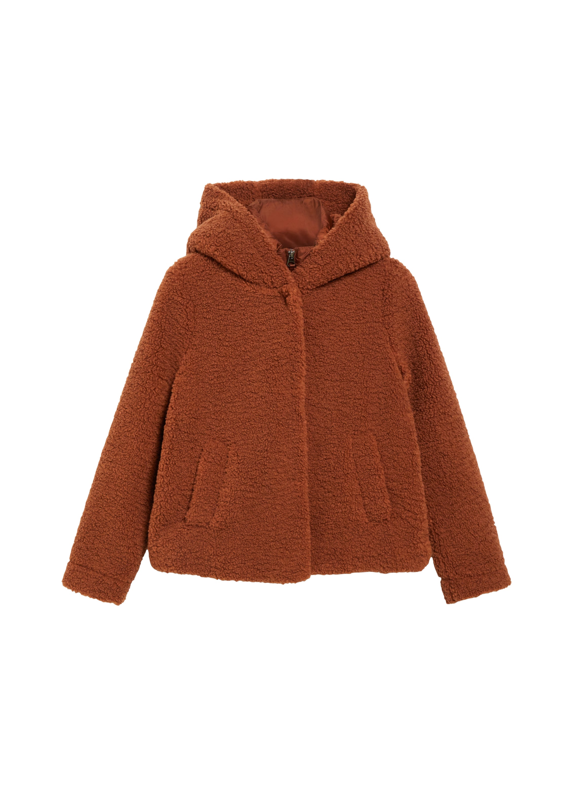 s.Oliver Veste mi-saison en XXS en cognac, Vue avec produit