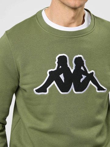 KAPPA Sweatshirt 'Airvit' in Grün