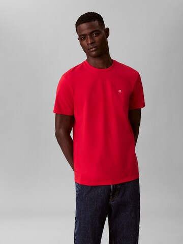 Calvin Klein Jeans Majica 'CLASSIC' | rdeča barva: sprednja stran