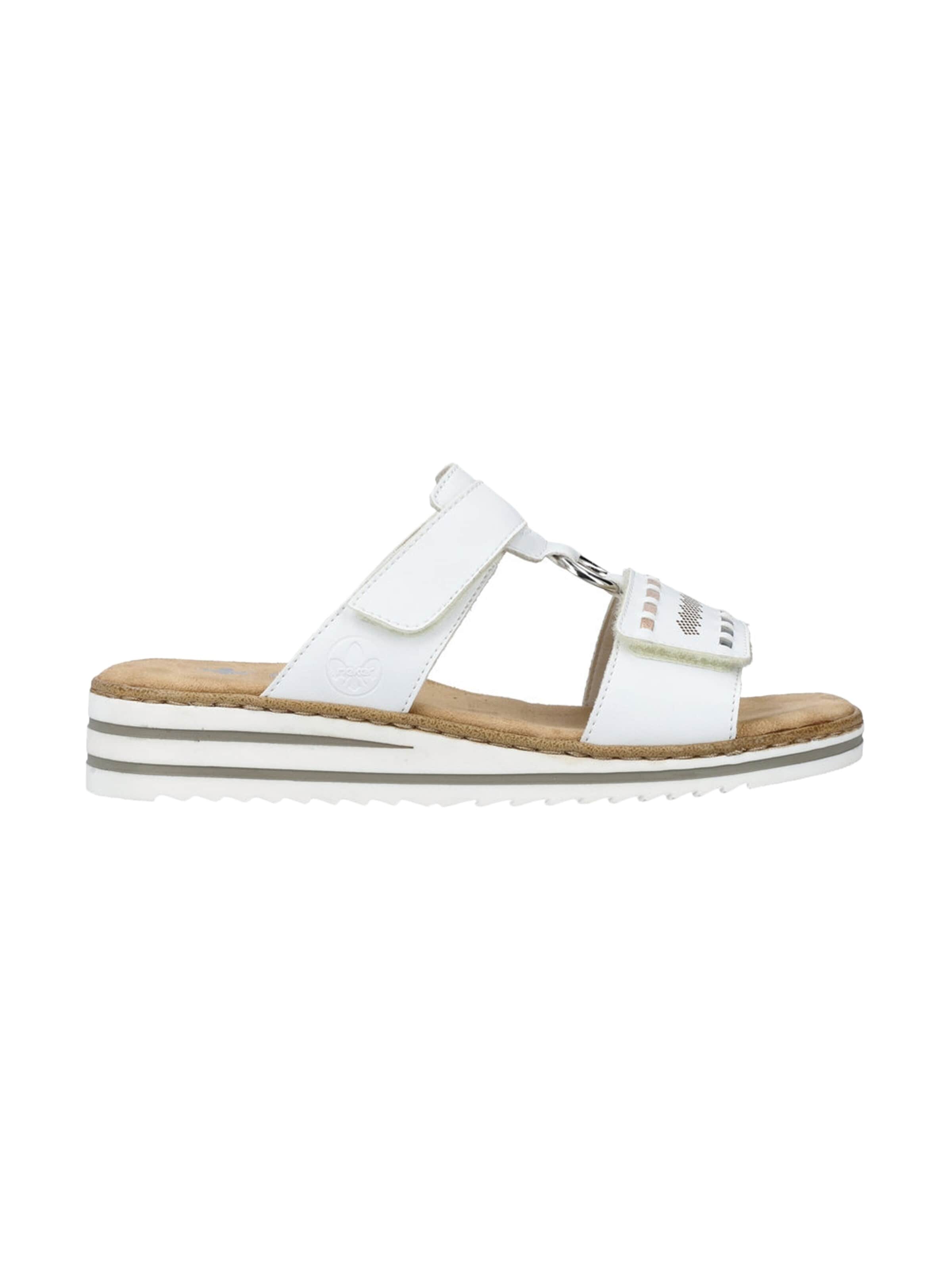 Mule Rieker en blanc