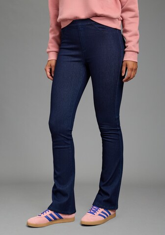 ARIZONA Flared Jeggings in Blue: front