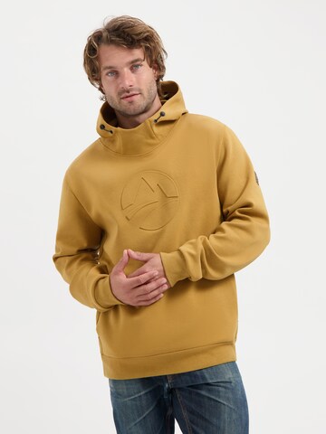 Travelin Sweatshirt 'Ivar' in Beige: voorkant