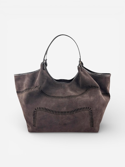 Cheval Firenze Sac bandoulière 'Madera Suede' en brun foncé, Vue avec produit