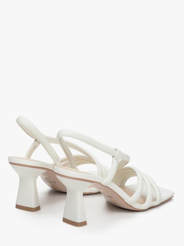 Estro Sandaler med rem '0556' i beige