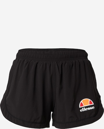 ELLESSE Regular Workout Pants 'Genoa' in Black: front