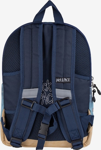 Pick & Pack Rucksack 'All about dinos M' in Blau